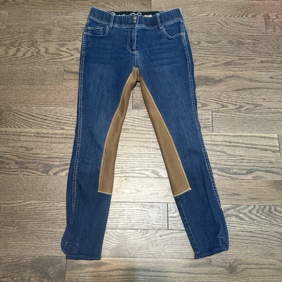 Goode Rider Equestrian Jeans Full Seat Breech High-Rise 28x25.5 Horse Riding - Picture 8 of 15
